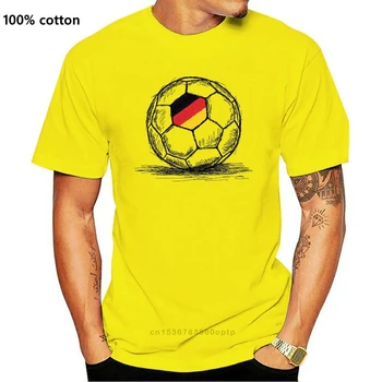 Noua Vara Fierbinte de Vânzare Tricou Germania, Deutschland Pavilion German de Design Pe Soccers Mingea Tricou Funny T-shirt