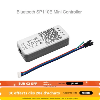 SP110E Bluetooth Smart Controller Led Pixel Controler de Lumină Pentru WS2812B WS2811 SK6812 WS2815 WS2813 RGBW Plin de Culoare Led Strip