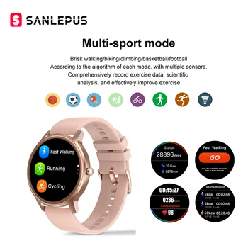 2021 NOI SANLEPUS Ceas Inteligent Femei de Moda Smartwatch Casual Barbati Sport Fitness Band Brățară Pentru Android, Apple, Xiaomi Onoare