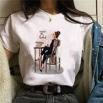 YXCZ Vânzări la Cald Tipărite Femeie Tricou pentru Femei de Moda Grafice Imprimate T-Shirt Harajuku Stil coreean Mâneci Scurte Haine de sex Feminin