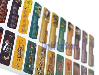 1set/lot=28pcs/lot Design Personalizat Etichete Autocolante Pentru Nintend Gameboy Avans Înapoi Tag-ul Pentru GBA Controler de Joc