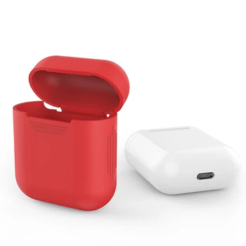 Căști Fără Fir Caz ForApple Airpods Silicon De Încărcare Căști Caz Pentru Apple Airpods Wireless Bluetooth Capac De Protecție