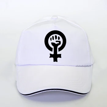 Feministe Femeile Pumnul de Imprimare capac de moda Casual Amuzant femei snapback hat reglabil gorras