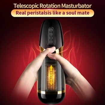 Masturbator jucarii sexuale pentru menRotation Masturbarea Cupa 10*10 moduri de Silicon vagin pussy barbati adulti gratuit fleshlight
