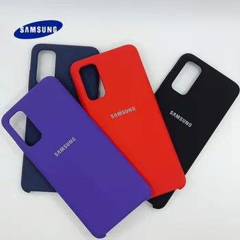 Samsung Note20 Ultra Cazul Lichid Original din Silicon Moale Capacul din Spate Pentru Samsung Galaxy Note20 Plus S20 S20 FE S10 S9 S8 caz