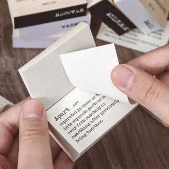 Aesth 100buc/pachet Scrisoare Mini Carte de Hârtie Materiale pentru Deco Scrapbooking Carduri de a Face Junk Jurnalul Proiect DIY Hârtie de Epocă