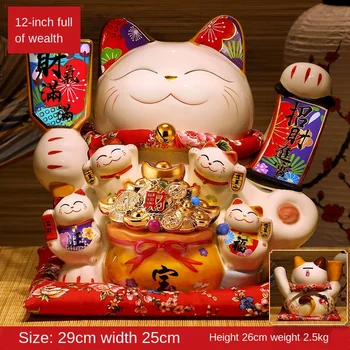Avere Cat Decor Avere Mare Pisica Ceramica Japoneză Pusculita Deschiderea Magazinului Cadou Creativ 0282