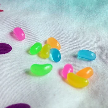 100buc Colorate in Miniatura Jeleu Bomboane Drăguț Mini Fals Alimente Deco, Piese de Bricolaj din Plastic Simulare Foood Promovare