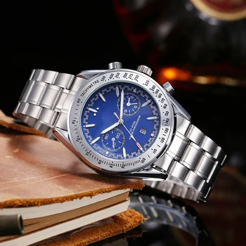 Top Brand de Lux pentru Bărbați Cuarț Ceas Bandă de Oțel rezistent la apa 30M Ceas AAA Reloj de los hombres 2021 Noi