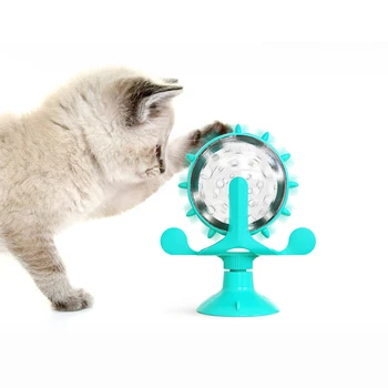 CAWAYI KENNE LHigh Calitate Drăguț pentru animale de Companie Consumabile Moară de vânt Pisoi Anti-plictisitor Jucărie Artefact Cat Consumabile Pisica Amuzant Jucării D2252