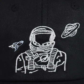 2019 Noi Sepci de Baseball astronaut Extraterestru broderie Explorer Bumbac snapback pălării de golf Black Hat Os Garros en-Gros