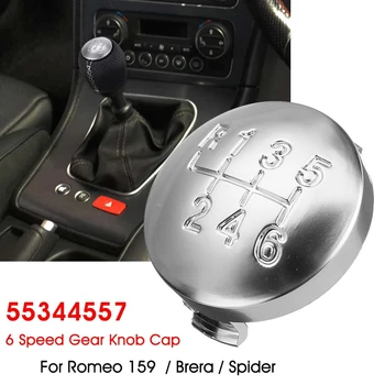 6 Viteza Mat Schimbătorului de Viteze Capac Capac Schimbator Maneta Caz Acoperire pentru Alfa Romeo 159 Brera Spider 2005-2011 55344557