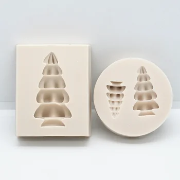 Drăguț Pomul de Crăciun 3d Rășină de Silicon Mucegai Bucătărie de Copt Instrument DIY Patiserie Tort Fondant Mucegai Ciocolată Decorare Dantela Consumabile