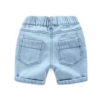 2021 Baieti Vara din Denim pantaloni Scurți pentru Copii Moda Casual Blugi pantaloni Scurți Pantaloni Pentru Copii 2-7Yrs