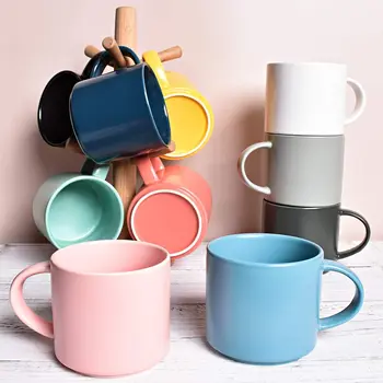 Ceramica Cana de Cafea pentru Birou și Acasă,13 oz, mașină de spălat Vase și cuptor cu Microunde în condiții de Siguranță Clasic Cana Ceramica cu Hanlde pentru Latte Cafea ceai