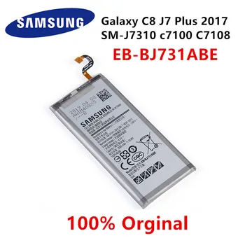 SAMSUNG Orginal EB-BJ731ABE 3000mAh Baterie Pentru Samsung Galaxy C8 J7 Plus 2017 SM-J7310 SM-C710F C7100 C7108 Baterii de telefon