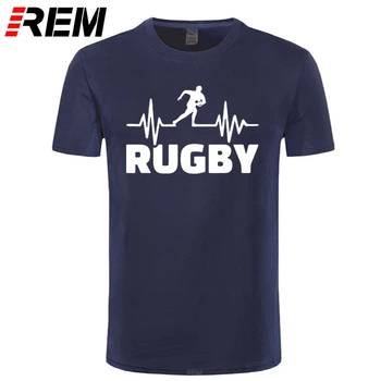 Bataile inimii Rugbying tricouri Barbati Moda de Vara Tricou Maneca Scurta Bumbac Amuzante Imprimate Topuri Sportive Mens Tee