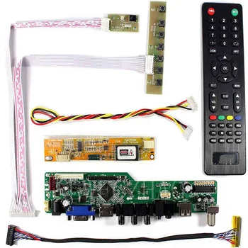 Noi TV56 Bord Kit pentru LP171WP4-TLN2 LP171WP4(TL)(N2) TV+HDMI+VGA+AV+USB LCD ecran cu LED-uri Controler de Bord Driver