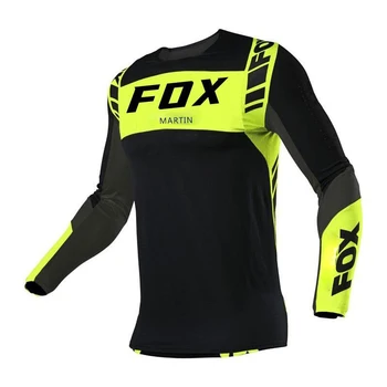 2021 masculină de Coborâre, Tricouri CURSA FATA cu Bicicleta de Munte MTB Tricouri Offroad DH Motocicleta Jersey Motocross Sportwear MARTIN FOX