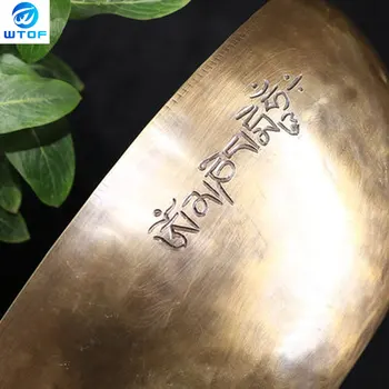 Nepal Manual Tibet Buddha Castron Sunet Yoga Meditație Cântând Castron Alamă Chime Artizanat Terapia Prin Muzica Tibetan Singing Bowl