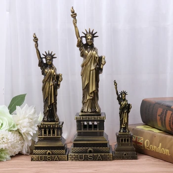 Statuia Libertății statele UNITE ale americii de interes, Atractii, Sculptura New York City Colecție de Suveniruri Figurine din Metal Model Decor Birou Ambarcațiuni Cadou
