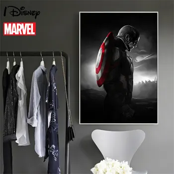 Marvel Captain America Disney Anime Avengers Poster Tablou Canvas Print Pe Arta De Perete De Imagine Pentru Camera De Zi Decor Acasă