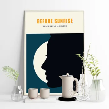 Film Clasic Înainte De Răsăritul Soarelui Epocă Arta Poster, Filme Caractere Publicitate, Printuri De Arta, Living Home Decor De Perete Autocolant