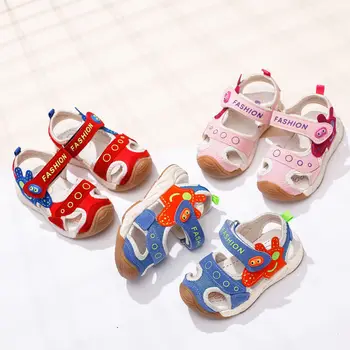 Vara Noi de Pantofi pentru Copii pentru Băieți și Fete, Copii Baotou Sandale pentru Copii, Funcțional Pantofi, Moale cu talpi de Pantofi de Plaja