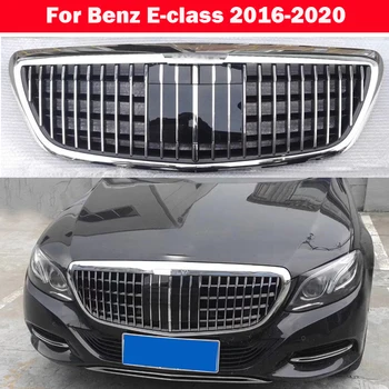 Auto Styling Mijlocul Grila Pentru Mercedes-Benz E-class 2016-2020 W213 Maybach Stil ABS Bara Fata Bara Verticală Centrul de Gratar