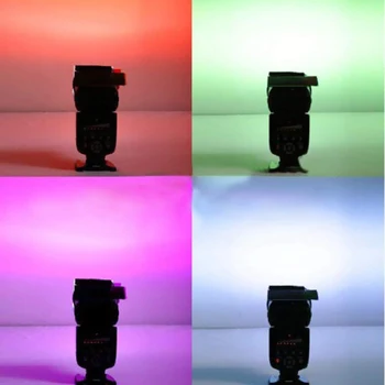 12 Culori Gel de Filtru Difuzor Blitz Soft Box Studio de Iluminat Filtru pentru Canon Nikon Pentax Yongnuo Godox Sony Sigma Nissin
