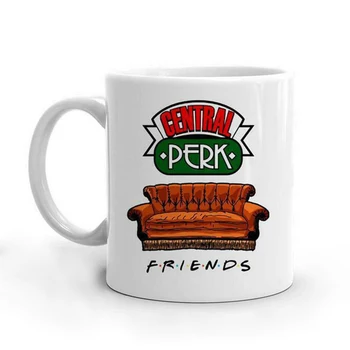 TV Show Prieteni Cadou Central Perk Cani de Cafea de Călătorie Lapte Ceramice Cafea, Ceai Bucătărie Cupa Prieteni Cadou Cana