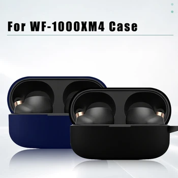 Compatibil cu Sony WF-1000XM4 Capac de Protecție Wireless Bluetooth de Reducere a Zgomotului Căști Capac de Silicon Anti-zero 95AF