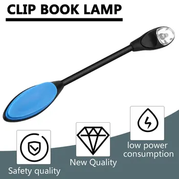1buc Mini Flexibil Clip-On Luminoase Carte Laptop Lumina LED Alb Carte de Lectură Lampă de Lumină din întreaga Lume cele mai Noi Hot Căutare