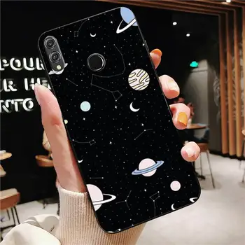 Yinuoda luna albă stele spațiu, astronaut Cazul în care Telefonul Pentru Huawei Honor 8 8A 8X 9 10 20 30 Lite 7C 9XPro V10, V20 10i 20i