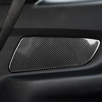 Fibra De Carbon Din Spate Panou De Ușă Acoperire Autocolant Garnitura Pentru Ford Mustang-2019 Acoperire Autocolant De Interior Tapiterie Decal