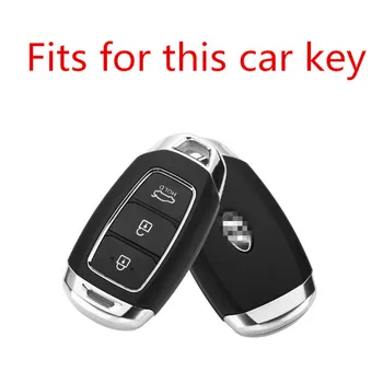 Pentru Hyundai KONA KAUAI 2018 2019 Cheile Caz de Protecție Lanț Accesorii Auto styling de Înaltă calitate din aliaj de Aluminiu Cheie de Masina Acoperi