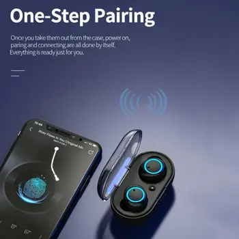 VYOPBC Y50 cască bluetooth 5.0 TWS Wireless Headphons căști Auriculare Stereo Gaming Headset Cu Încărcare Cutie pentru telefon