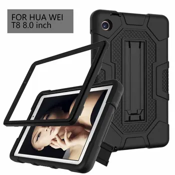 Slim Hibrid Greu Armura Rezistenta La Socuri Accidentat De Protecție Caz Acoperire Kickstand Pentru Huawei Matepad T8 8.0 Inch 2020