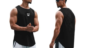 Plasă De Sport Îmbrăcăminte Musculare Baieti Antrenament Bluze De Corp Iute Uscat Culturism Stringer Rezervor De Top Pentru Bărbați Fitness Cămașă Fără Mâneci Vesta Sport