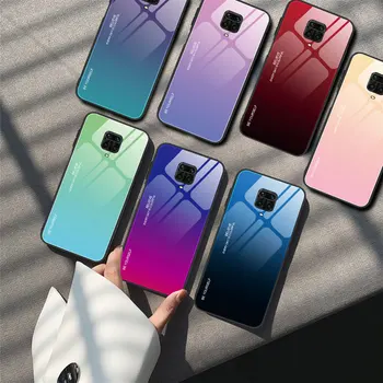 Culoare Gradient Telefon Caz Pentru Xiaomi Redmi Nota 9 9 Pro 9Pro Max 9 9A Cazul Sticla Capac Spate Redmi 9 Note9 Pro Coque