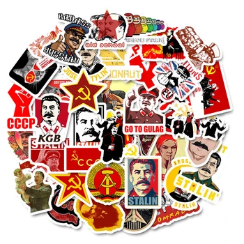 10/30/50BUC/Pachet Mixt Uniunea Sovietică a lui Stalin URSS CCCP HET Autocolante Skateboard Depozitare Chitara Laptop Amuzant Graffiti Retro Autocolant