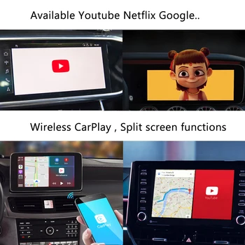 AZTON Plug and Play USB CarPlay Divertisment Android de Navigare Gps Auto AI Cutie Interfață Video Pentru Porsche Panamera 718 Macan