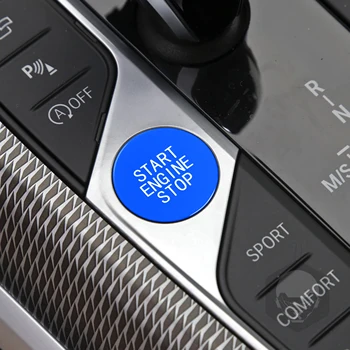 Mașina Albastră Începe de Oprire a Motorului Comutator Aprindere Butonul Înlocuire Garnitura Pentru BMW G20 X5 G05 X6 G06 X7 G07 G14 G15 G16 Z4 G29 F40 F44