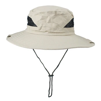 În aer liber, nouă bărbați pălării de Pescuit capac Solid de culoare Margine Largă Anti-UV, soare pe plaja capace femei Găleată pălărie de Vară, de Toamnă Drumetii, camping
