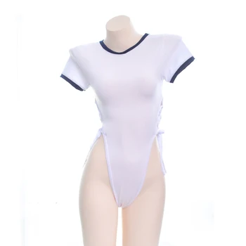 -O Bucată De Bandaj Sport Costum Fată Școală Joc De Rol Costum De Sex Student Anime Lenjerie Uniformă Tentația De Lenjerie Sexy, Costume De Baie