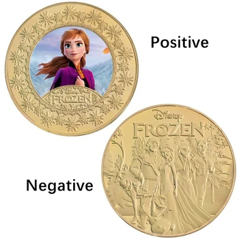 Noi Hasbro, Disney Monede Comemorative Congelate Monedă Card Aurit Joc De Colectie Carte Cadou De Ziua De Nastere Drăguț Anime Figura Jucarii Copii
