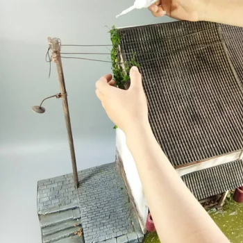 Rășină Miniaturi de Viță de vie Model Set pentru Wargame Peisaj de Basm Grădină Casă de Păpuși