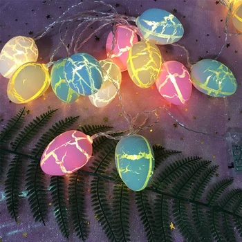 10LED Ouă de Paști Lumina Lumini Colorate Șir Ghirlanda Paste Fericit Decor pentru Acasă Agatat Ornament Consumabile Partid Ziua de nastere