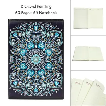 DIY Creative Speciale în Formă de Diamant Pictura Notebook Jurnal de Carte de 60 de Pagini A5 Notebook Broderie Diamant cruciulițe Ambarcațiuni Cadou