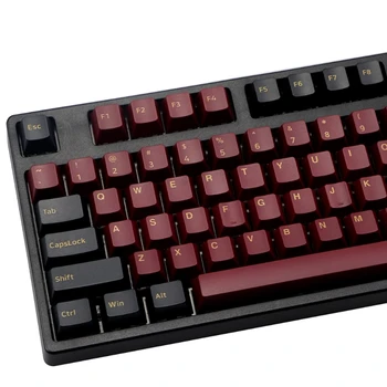 160 TASTE Cherry Profil Roșu Samurai Tastă Dublă Gros PBT Keyboard Keycap